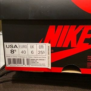 Air Jordan 1 retro high UNC patent